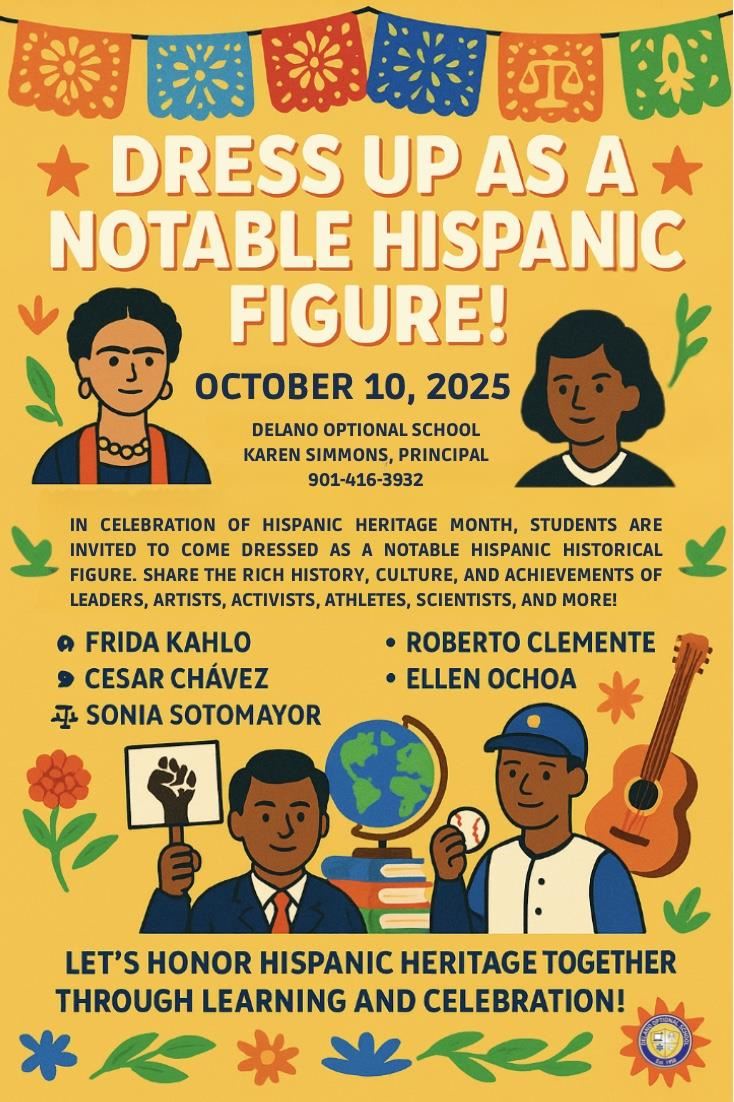 Hispanic Figure Dress Up Flyer